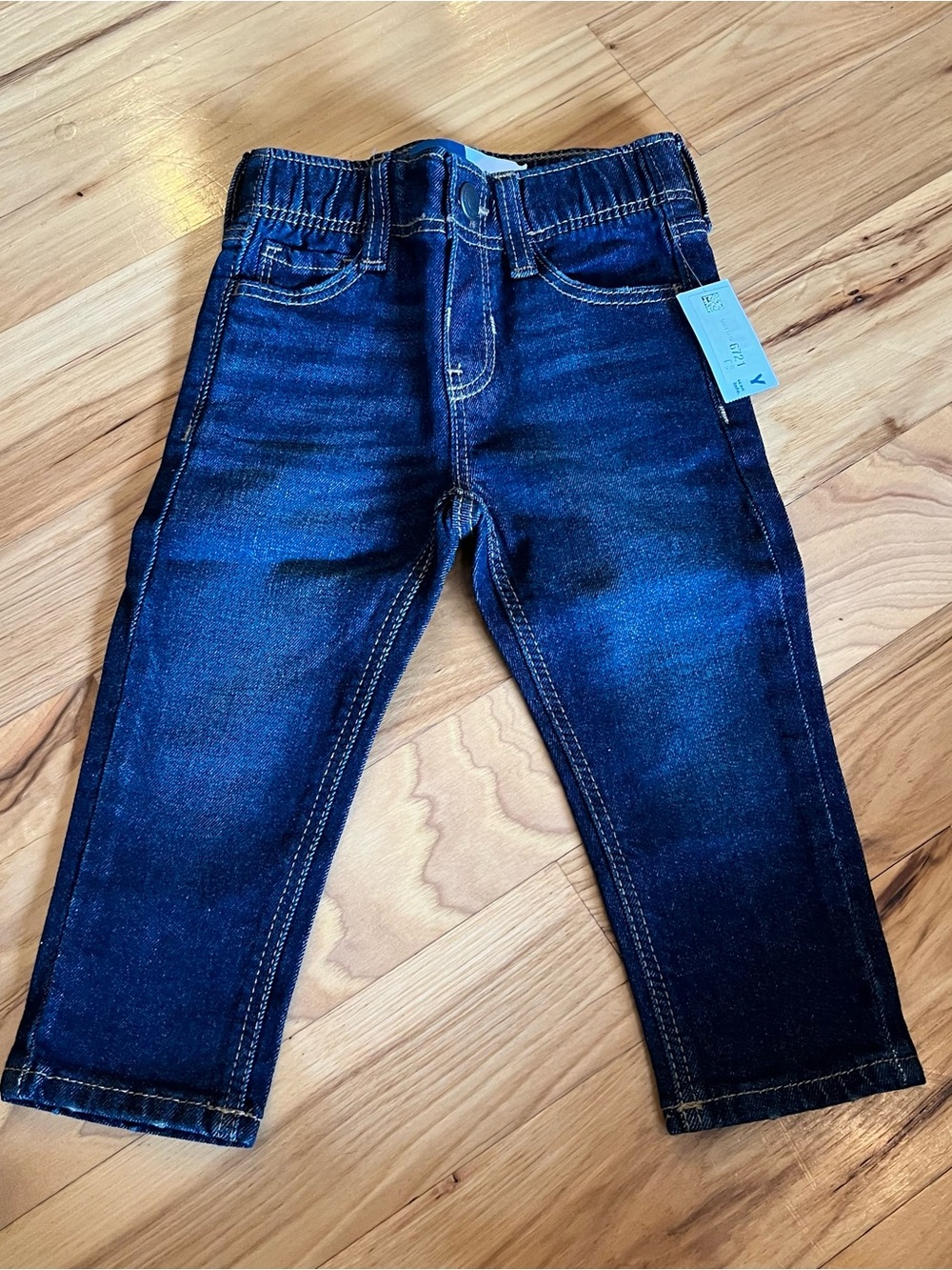 Old Navy Dark Blue Stretch Denim Jeans for Kids